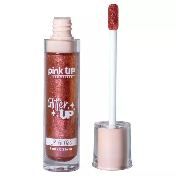 Lip Gloss Glitter - Pink Up