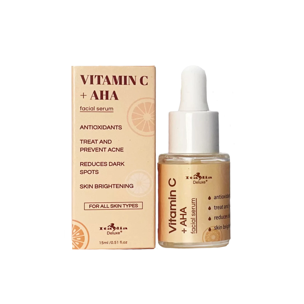 Serum Facial Vitamina C + AHA - Italia Deluxe